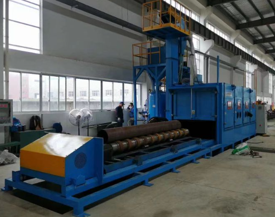 东营喷砂机在管道除锈中的现场施工应用